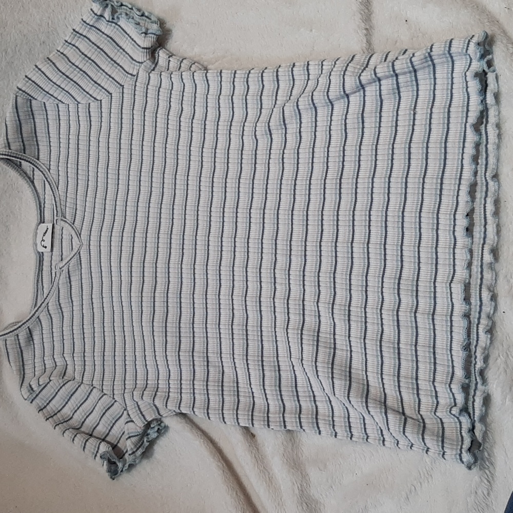 Fitted ribbed shirt